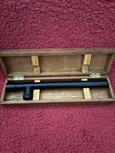 WW2 Aldis Brother Gunsighting Telescope