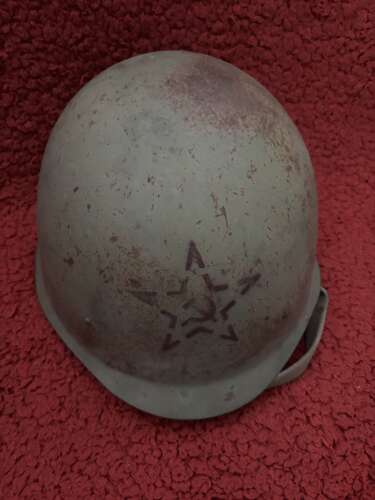 WW2 1942 Dated Russian Steel Helmet
