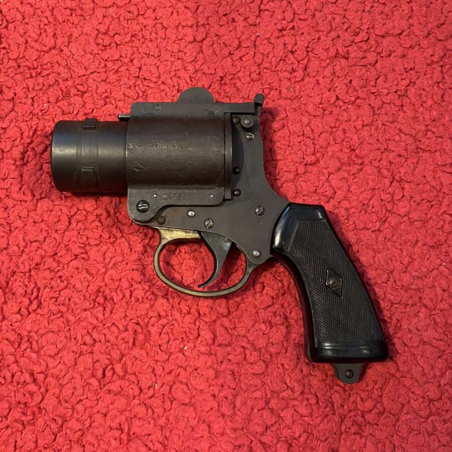 WW2 British SM No.4.1 Aircraft Flare Gun By Webley & Scott, 1943 Dated