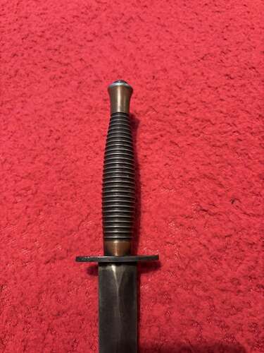 Early WW2 Fairbain Sykes Commando Fighting Knife