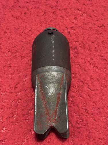 WW2 Italian 45mm Brixia Mortar Round (Red Devils)