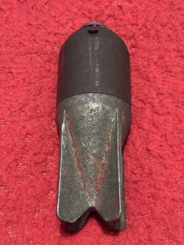 WW2 Italian 45mm Brixia Mortar Round (Red Devils)