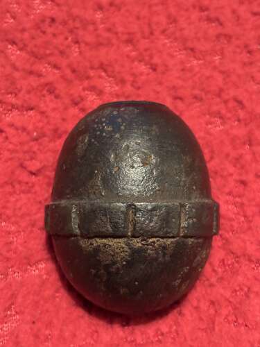 WW1 German Model 17 'Egg' Grenade