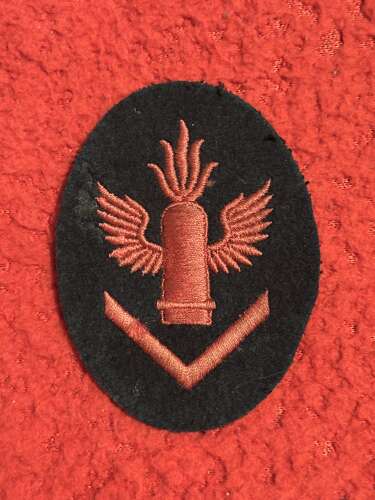 WW2 German Kriegsmarine Coastal Artillery Patches & Portrait Photo