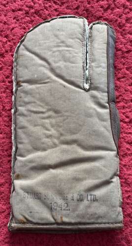 WWII British Military Cold Weather / Dispatch Rider Style Mittens