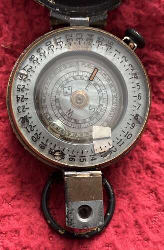 WW2 British/Commonwealth Military Mk III Marching Compass Dated 1943 and Marked E.A.C