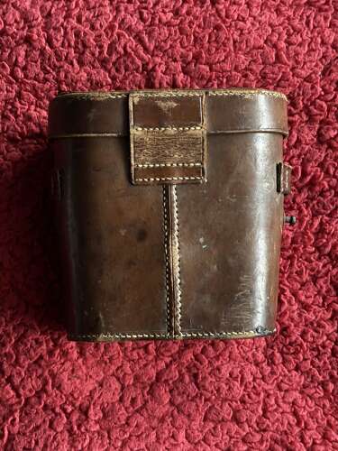 WW1 Imperial German Mod. 08 Infantry Binocular with WW2 British Case