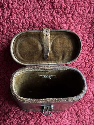 WW1 Imperial German Mod. 08 Infantry Binocular with WW2 British Case