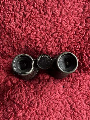 WW1 Imperial German Mod. 08 Infantry Binocular with WW2 British Case