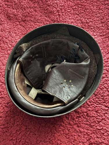 WW2 British Army Steel Dispatch Rider's Helmet – 1944 Dated